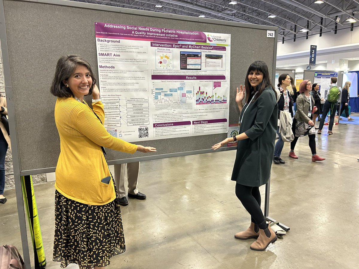 KennaSheak's tweet photo. Wonderful experience yesterday and grateful to have such a wonderful mentor @DrAnita_Shah! Thanks to everyone who visited! #PAS2023 #SDOH https://t.co/4vcsolMYft