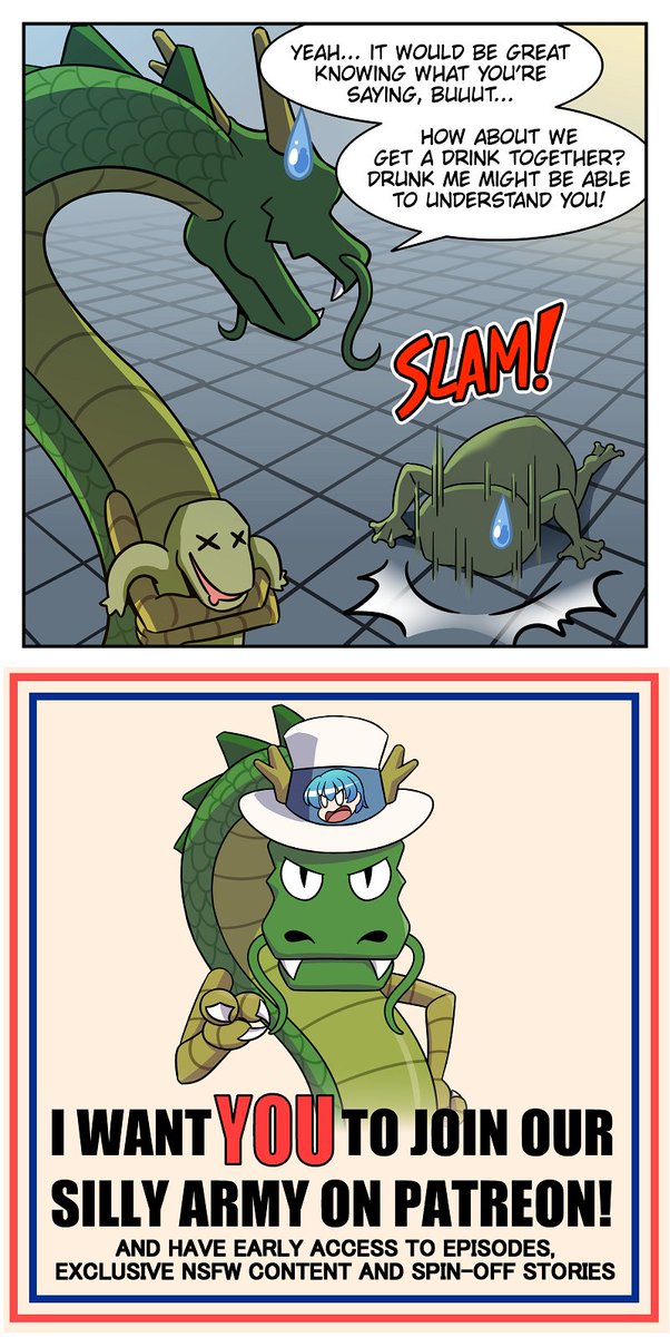 SimplySilly_'s tweet photo. 95) Reunification - Simply Silly
Follow our project on Webtoon Canvas and support us on Patreon to see extra content and more silly projects!
If we reach 100 retweets and 30 replies with #SimplySilly , we're going to share something spicy! π₯
#webtoon #WebtoonCanvas #manga https://t.co/tfjaM3Kd4K