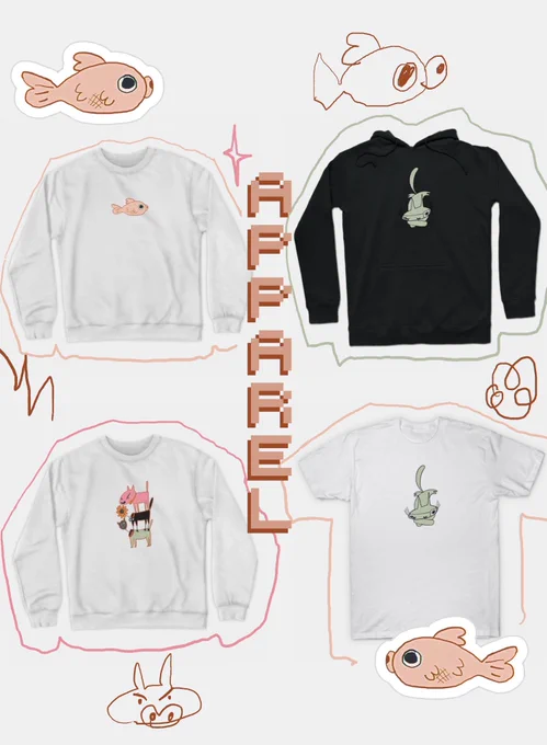 Opened up a TEEPUBLIC store👐✨
Few items such as art prints, totes bag, pins, and more are available for purchase👕🧷
they are also currently having a sale right now so please check it out!
Link in my bio✨
Store Link▽
https://t.co/skpR99sNlh 