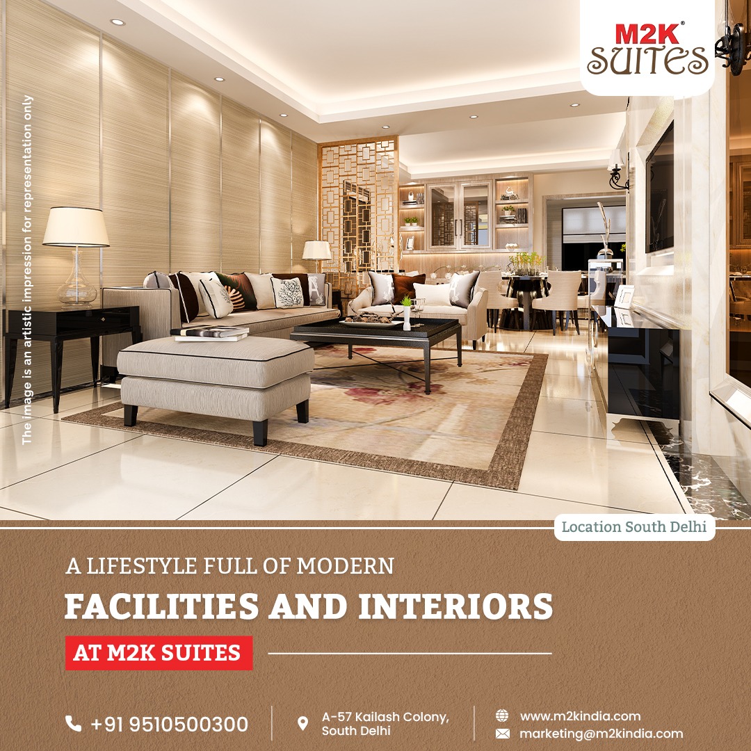 india_m2k's tweet photo. M2K Suites - Where modern design meets luxury.
.
To check out more projects, call us today at 9510500300 or marketing@m2kindia.com
.
#M2kIndia #M2k #M2kGroup #M2kProperty #SpaceYouCanAdmire #SouthDelhi #KailashColony #DelhiProperties #Properties #TrendingNow https://t.co/ok1hX7bxVm
