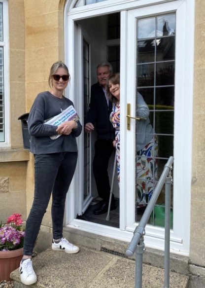 BathCA's tweet photo. In #Walcot our candidate Hannah Downey is having great conversations with residents interested in our common sense approach to traffic and parking management.
#LocalConservatives https://t.co/3ak6AAwCkD