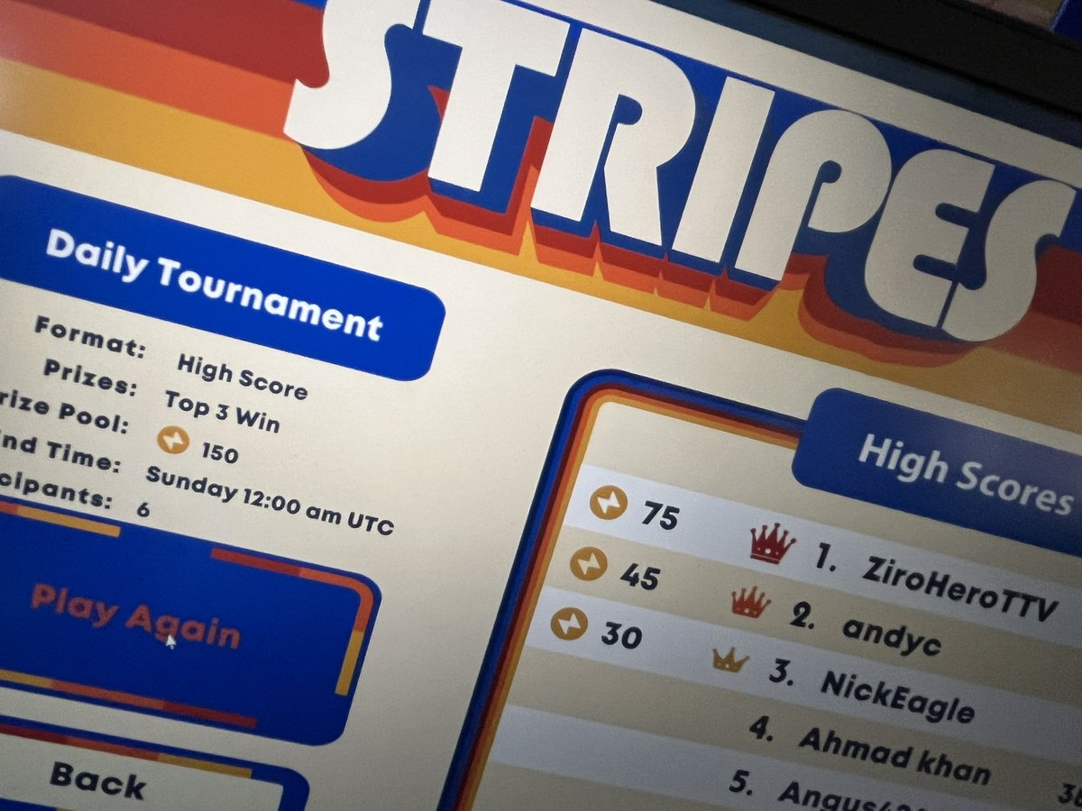 _ZiroHero's tweet photo. Stripes @thepolycade on @Moxyio is pure ๐ฅ๐ฅ๐ฅ๐ฅ
Not sure how long I will be top of the Daily Tournament.๐
Pretty decent puzzle game!
Think #Tetris quality, that requires ultra quick thinking. #moxybetachallenge https://t.co/ZICb99d5Yt
