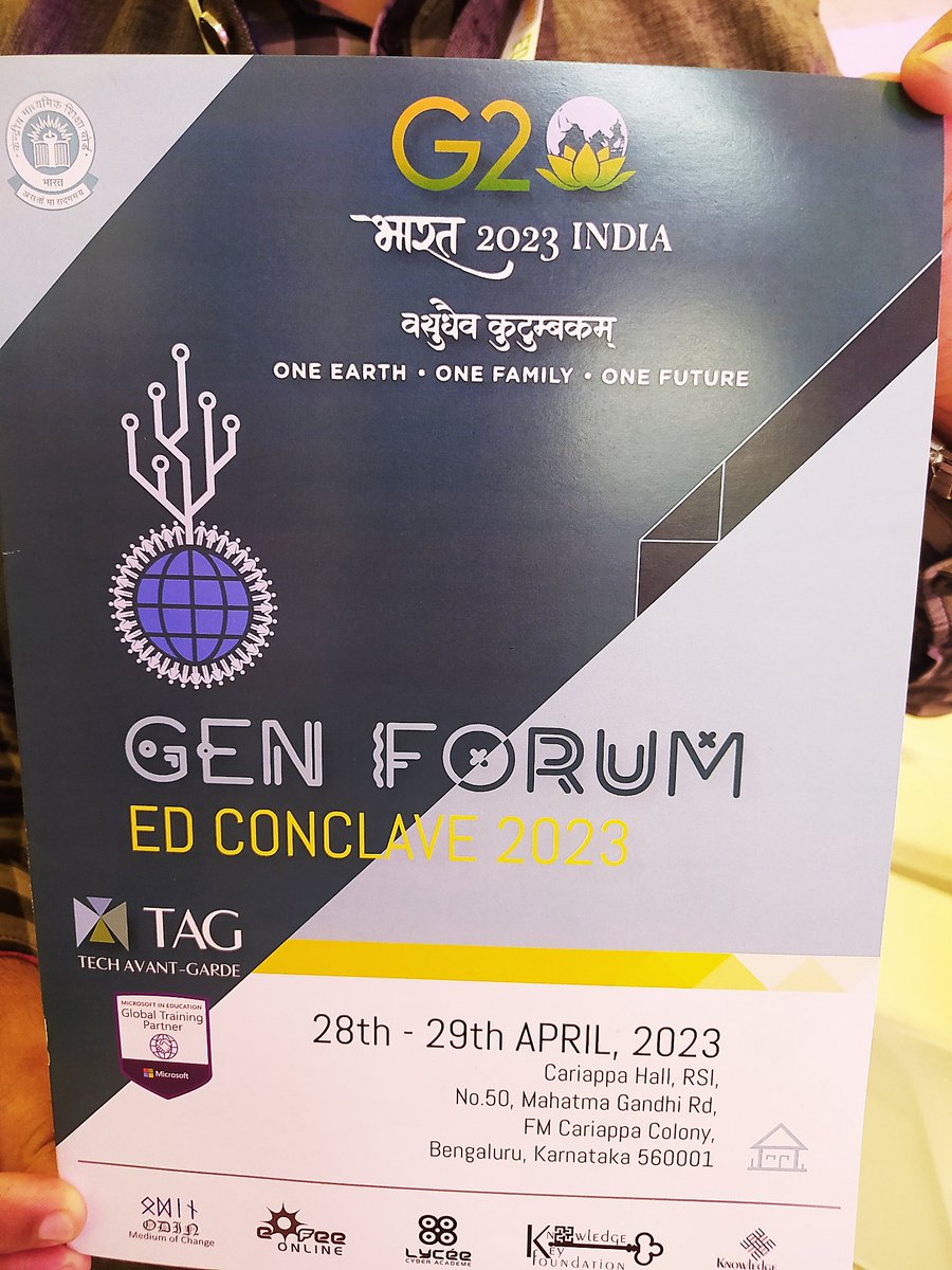 Aifdbangalore's tweet photo. Gen forum, ED CONCLAVE -DAY 2! Insightful discussions on tech and #NEP2020 #Techavantgarde @adgpi @IaSouthern @Prodef_blr #AWES #fashiondesign @aifd_interior https://t.co/bxhkAHexVX