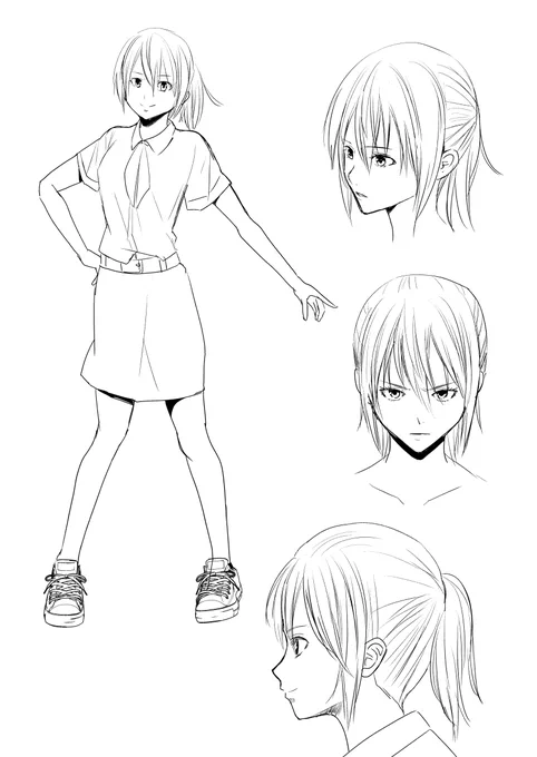 最近描いたラフ絵 #絵描きさんと繋がりたい