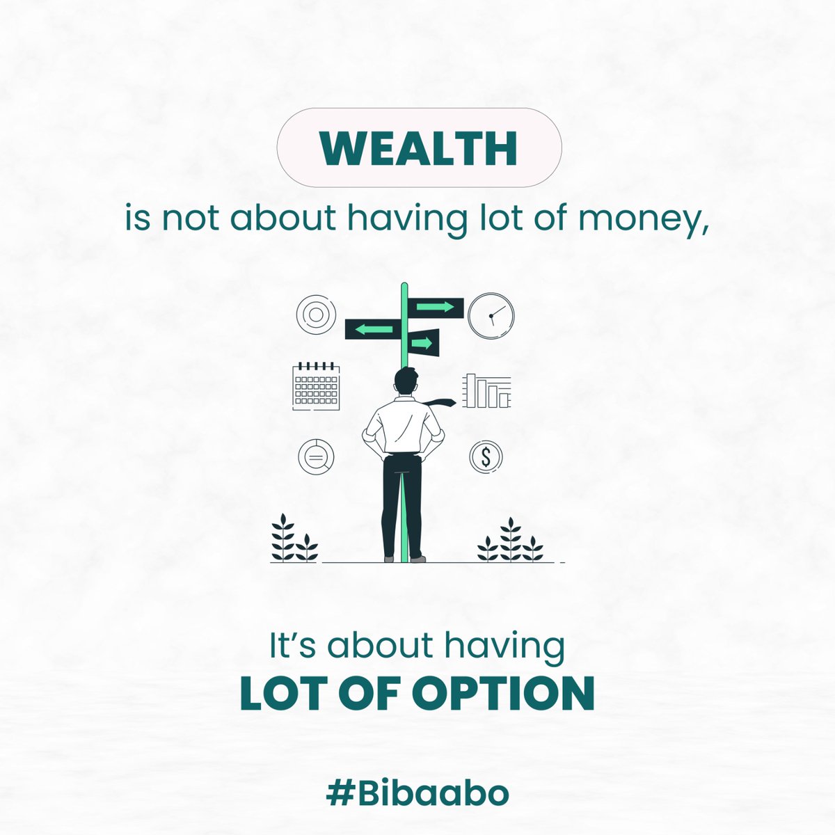 True wealth is not just about having a lot of money, it's about having a lot of options. It's about having the ability to choose what you want to do and when you want to do it. 🌍👨‍👩‍👧‍👦 

#Bibaabonepal #Bibaabo #FinancialFreedom #MoneyGoals #LifeOptions #InvestingForTheFuture