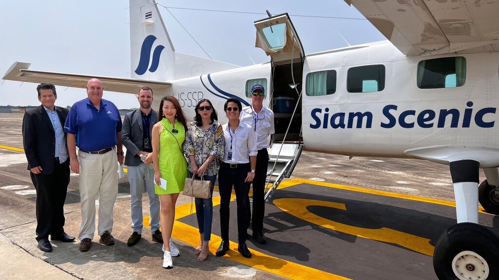 Siam Scenic successfully completed a 4-day marathon of private demonstration flights at multiple locations in Thailand with careful planning and execution. The coordination between the maintenance engineer and pilots was crucial in ensuring the safe oper… instagr.am/p/Crnnsj_P6yl/