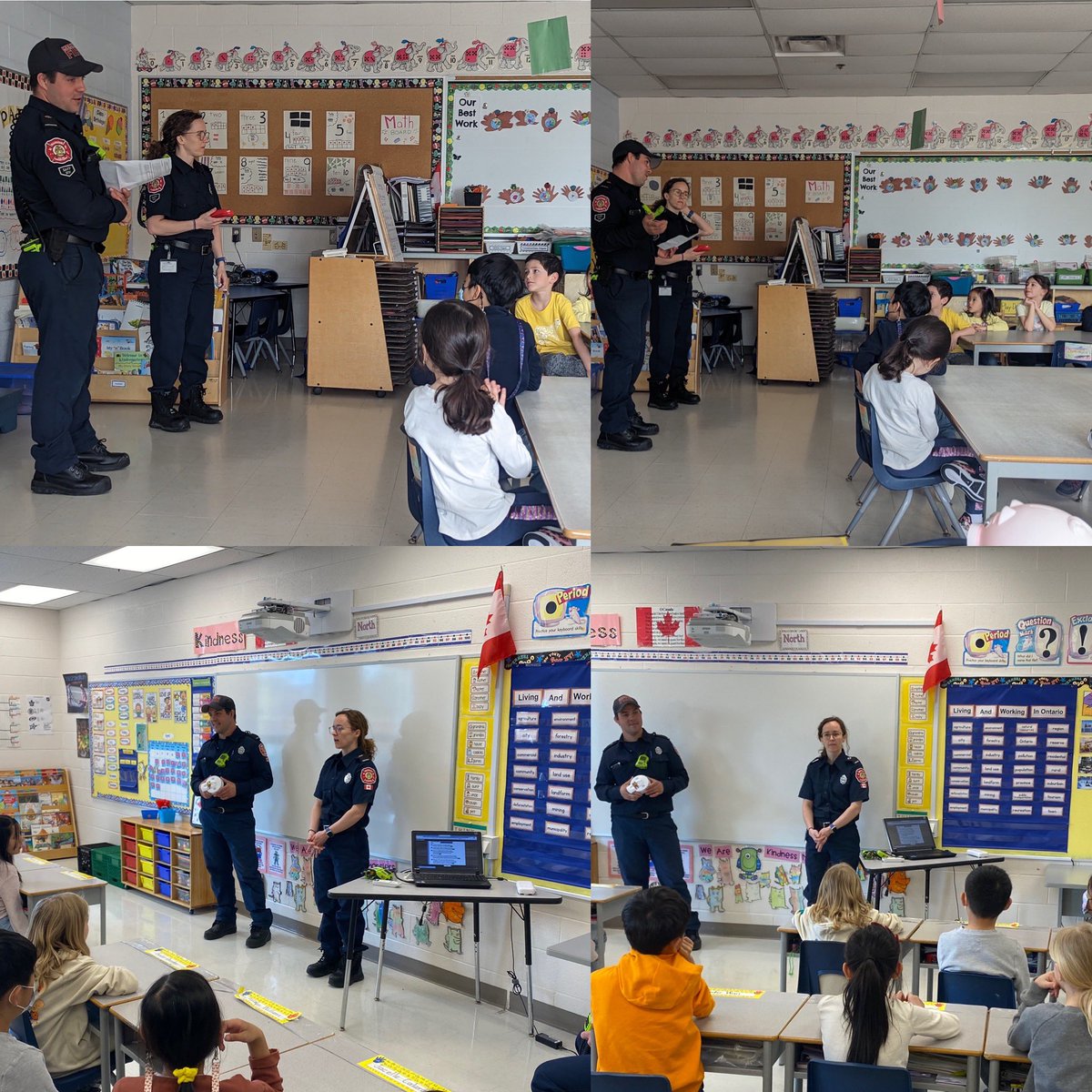 AllSaintsCES's tweet photo. Thank you @MarkhamFire for your leadership in our @AllSaintsCES learning community #LearnNotToBurn #SafetyFirst โจ๐ซ๐๐งฏ https://t.co/vHDoKrjcSO