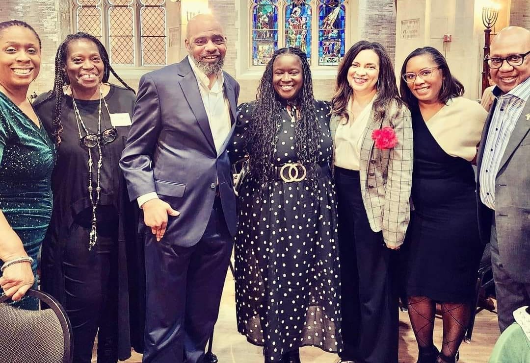DetroitNABJ's tweet photo. @DetroitNABJ members were out last night to show support to @KelleyLCarter and @JNicoleNews who were honored by @jimwaynestate with Spirit of Diversity awards. @NABJ @Flint_Sag_NABJ @FlintBeat @espn @andscape @NABJARTS @Report4America https://t.co/SkuAr4vN4f