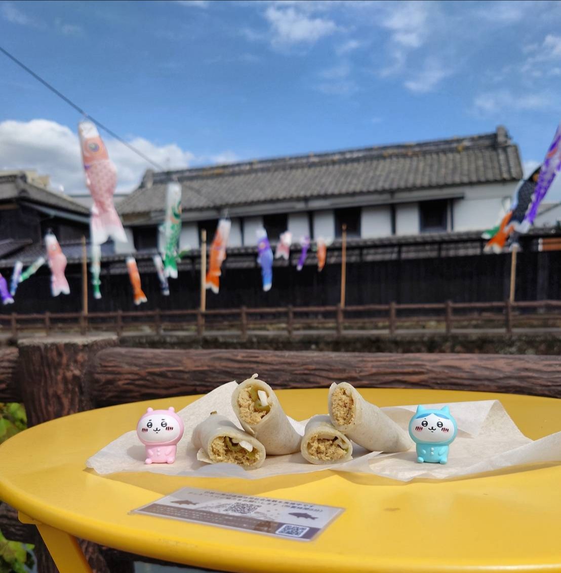 D9Zetta's tweet photo. 巴波川沿いに5/7日まで休憩できるイスとテーブルが‼️
ドリンクや軽食片手に川沿いでノンビリ鯉のぼりを見るのもオツじゃないかな
飲食したゴミはポイ捨てしないで各自持ち帰ってね🤣
#ウズマクリエイティブ
#かむかむとちぎ
#社会実験 https://t.co/TqQuLPRso9