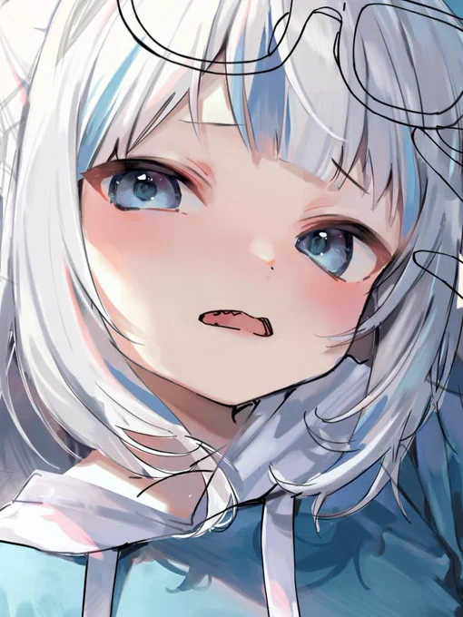 顔の塗りです