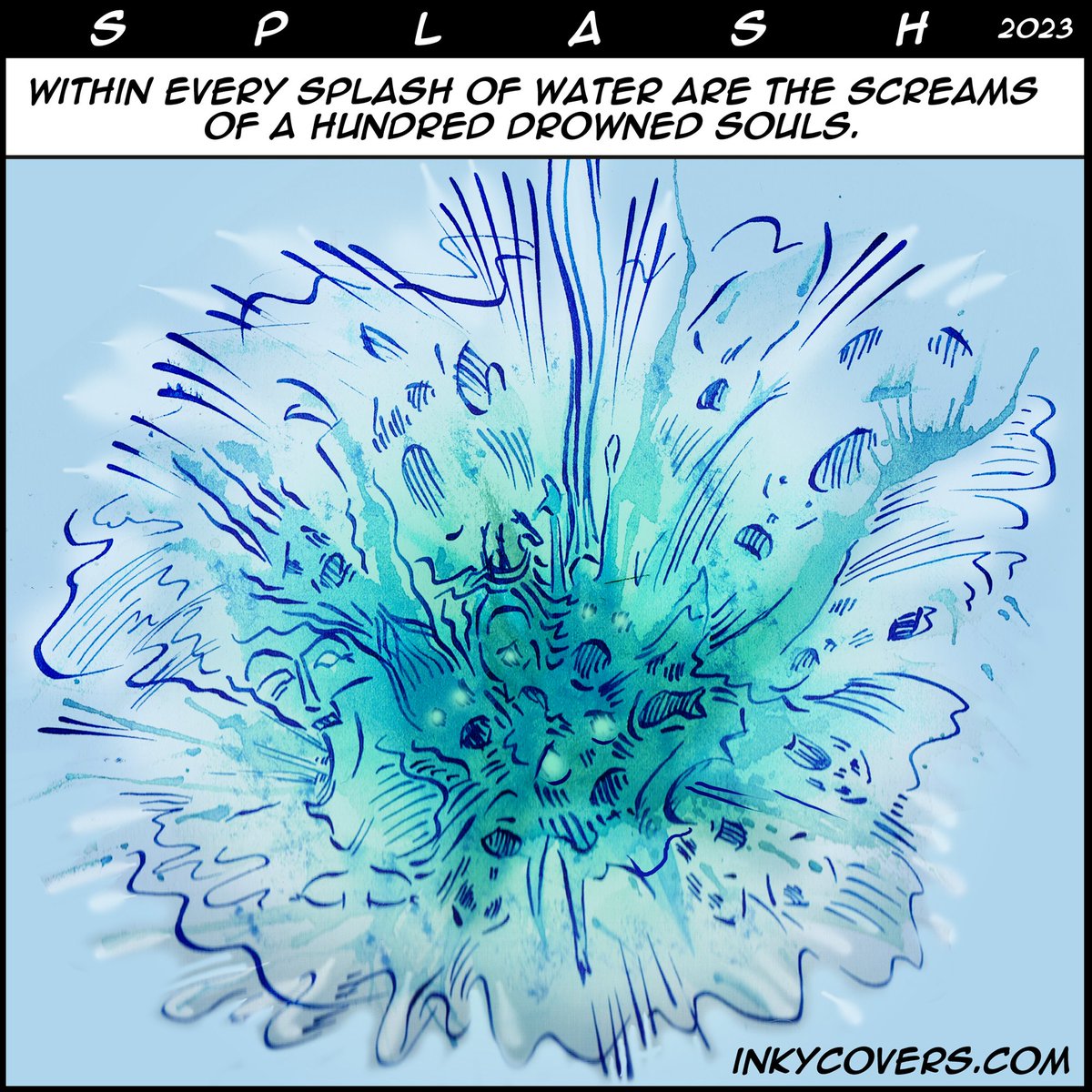 PanelPushers's tweet photo. A ominous splash submission by @PaulHumphart https://t.co/ialgrlWq9z