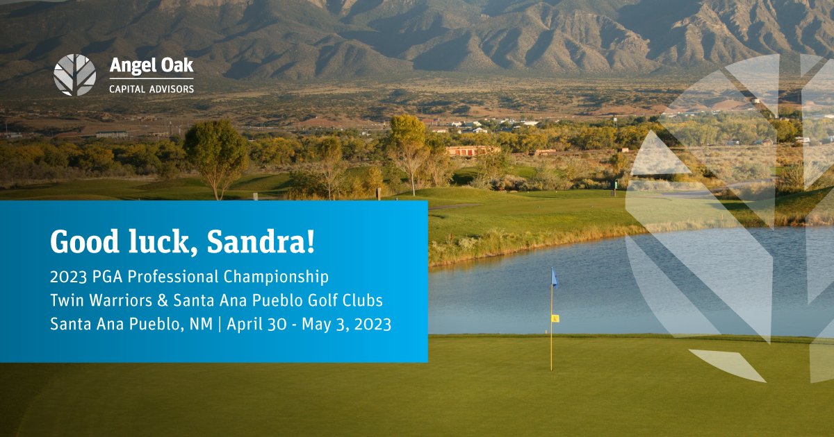 Angel Oak wishes the best of luck to @SandraChangkija at the PGA Professional Championship this weekend.