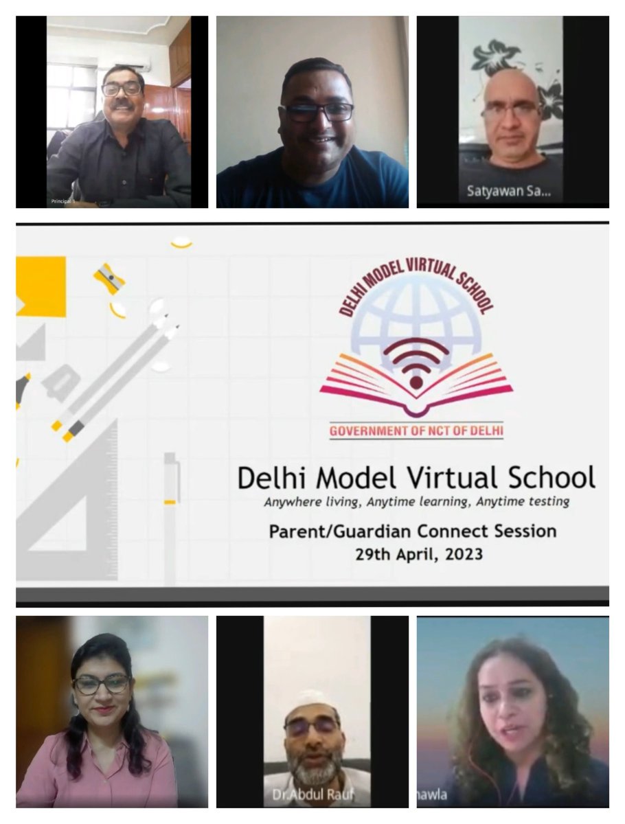 Today,a successful Virtual Parent Connect Session was organised as joint effort of Team DMVS.The meeting was charged up with active participation from parents and their suggestions. It was indeed a productive session &amp; we look  forward to more such collaborations.
<a href="/Dir_Education/">DIRECTORATE OF EDUCATION Delhi</a>