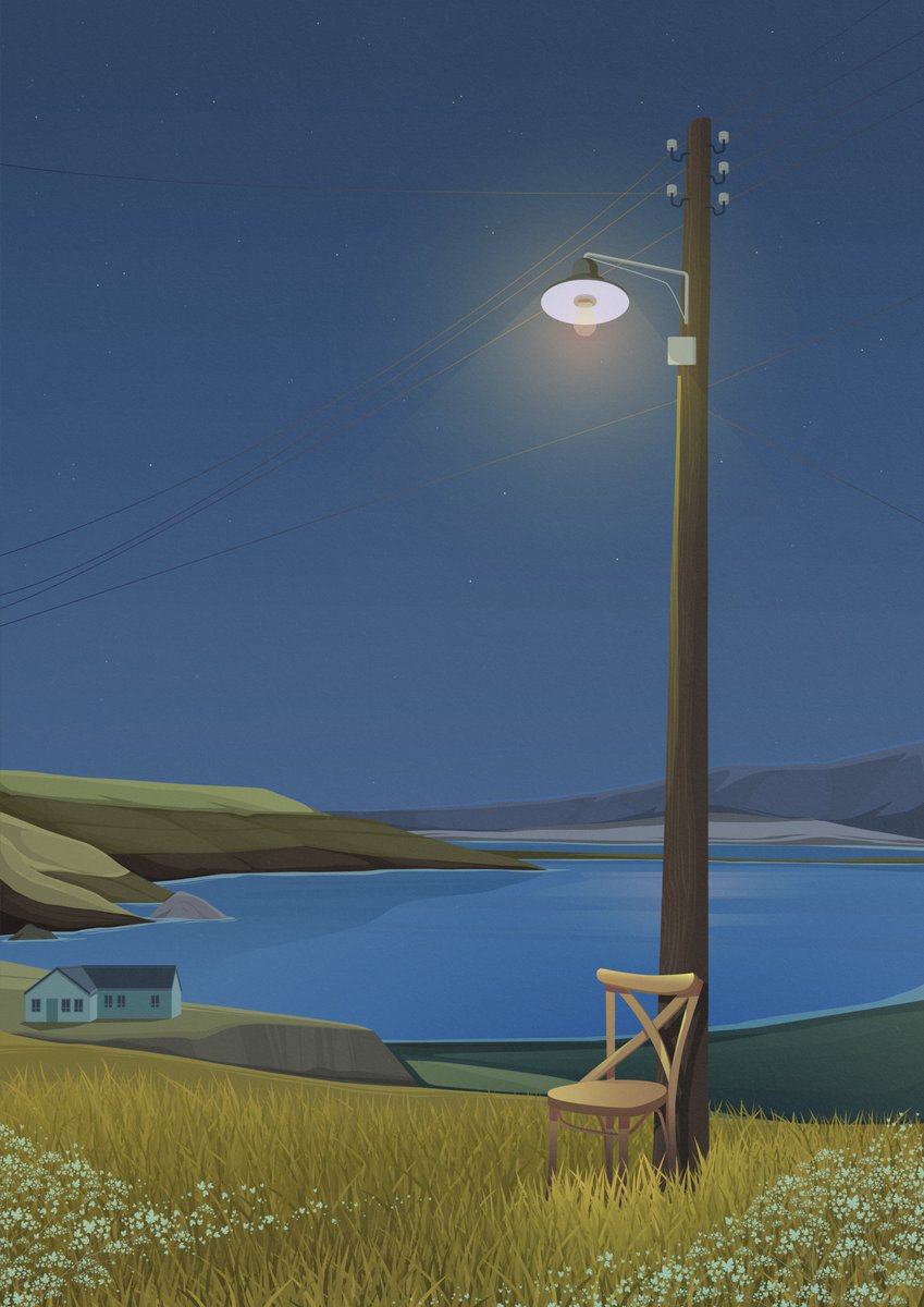 ciel_atlas's tweet photo. "Solitude of Anticipation" - now available via @foundation 
- empty sits the painter's chair - https://t.co/CU3ejYoMin