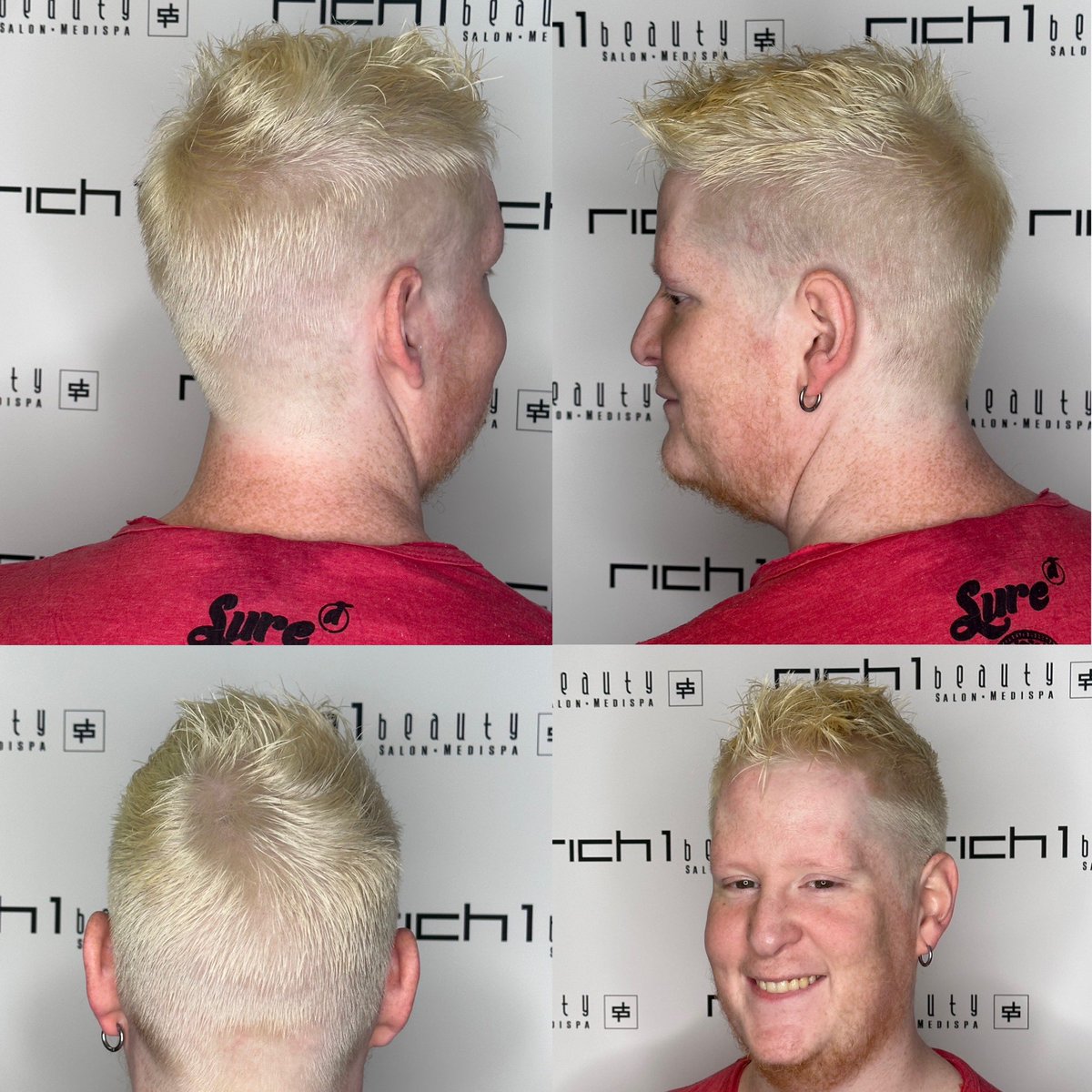 Ty JB!  Stage one done! Next time is the vibrant colours!
.
.
.
#hair #wellablondor #notonerneeded #guyswithblondehair #pride #guyswithstyle #nanaimo #ladysmithbc #parksville #duncan #vancouverisland