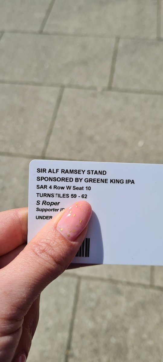 tanyalat's tweet photo. @IpswichTown Found this season ticket outside curve bar, handed into the club shop https://t.co/bViBkKOpxk