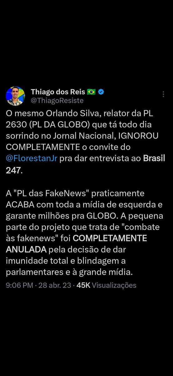 newsteatualizei's tweet image. Pq apagou @ThiagoResiste ?