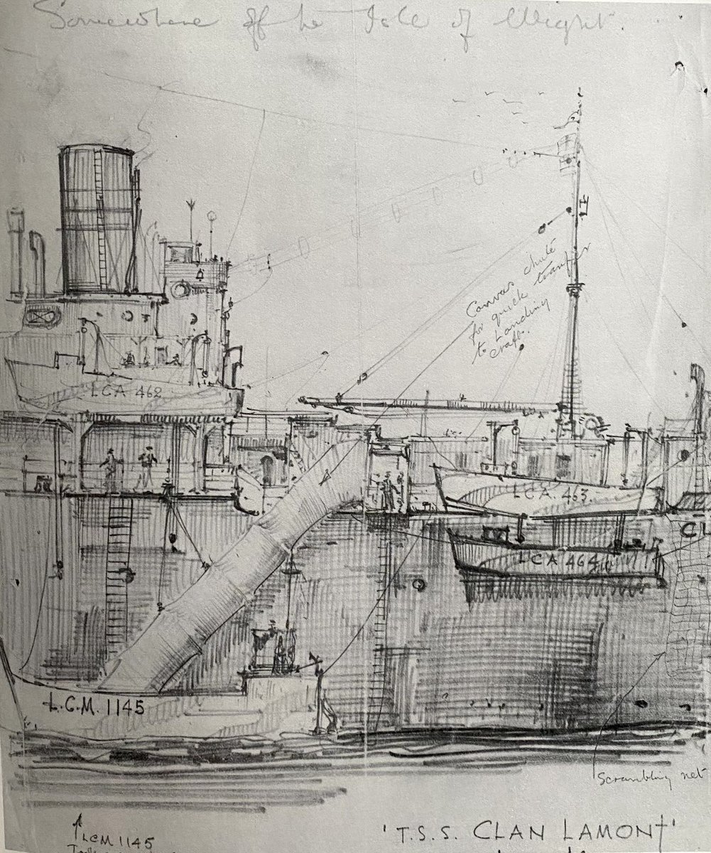 Oh my, never seen ‘a canvas chute for quick transfer to landing craft’ or reference to them. Published in ‘Our Great Enterprise’ by Lesley Burton, Gosport Society 1984. <a href="/NickHewitt4/">Nick Hewitt ⚓️🇺🇦🇹🇼</a> <a href="/SeaSpitfires/">Stephen Fisher</a> <a href="/RMHistSociety/">RM Historical Society</a> wonder if they were actually used?