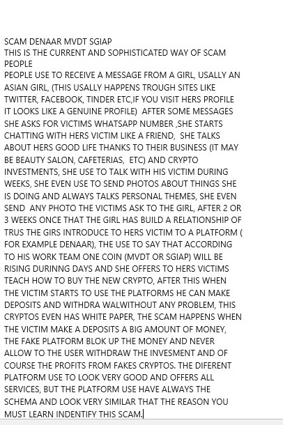 Scam exposed tweet media