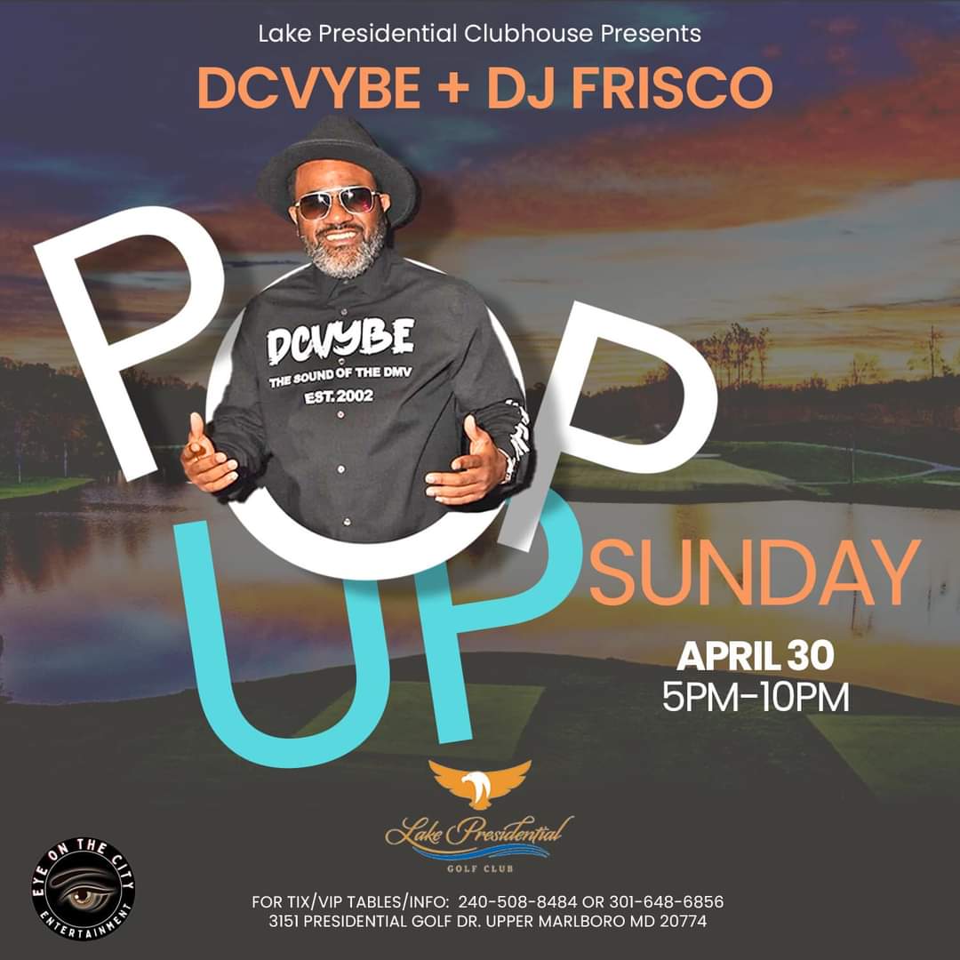 Byrdmann85's tweet photo. 🔥POP UP SUNDAY AT LAKE PRES.🔥

CASUAL ATTIRE FLY AND CAMERA READY

‼️NO BOOTS, NO SWEATS OR HOODIES ‼️

FOR INFO AND TIX TEXT/CALL 240-459-8832 

ADVANCED TIX $40 

BRING YOUR CIGARS/VENDOR PROVIDING ALSO YES INDEED ‼️ https://t.co/aEI2BXYBTo