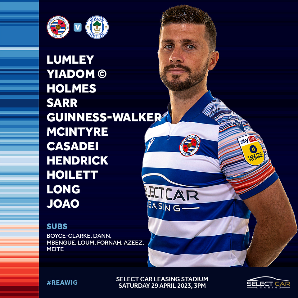 ReadingFC's tweet image. 🚨 𝐓𝐄𝐀𝐌 𝐍𝐄𝐖𝐒 🚨

@jnrhoilett back into the squad and starting - and @Tom5Mc and Shane Long also both come into the XI.

An hour until kick-off! ⏳

#REAWIG