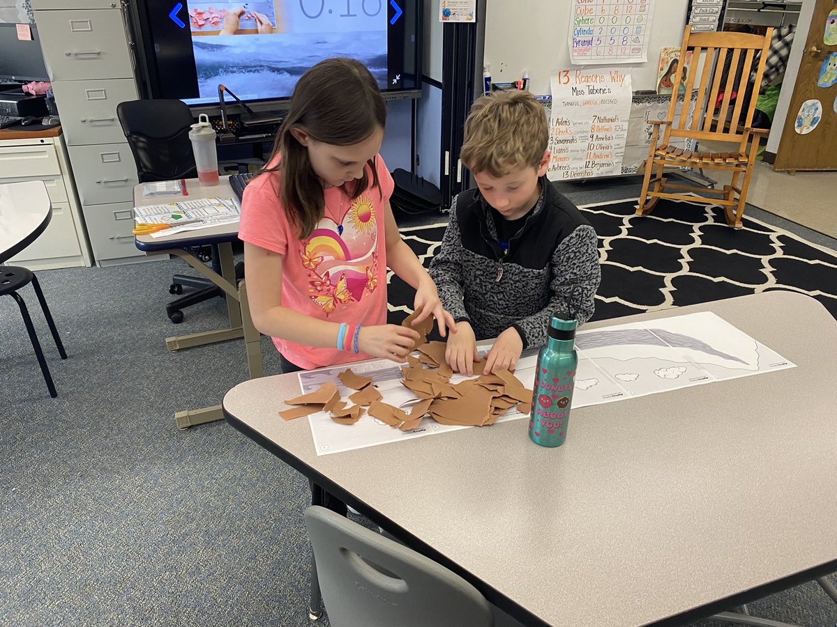 TaboneClassroom's tweet photo. Mystery Science: Why is there sand at the beach? #barkercsd https://t.co/P2izSAQwGY
