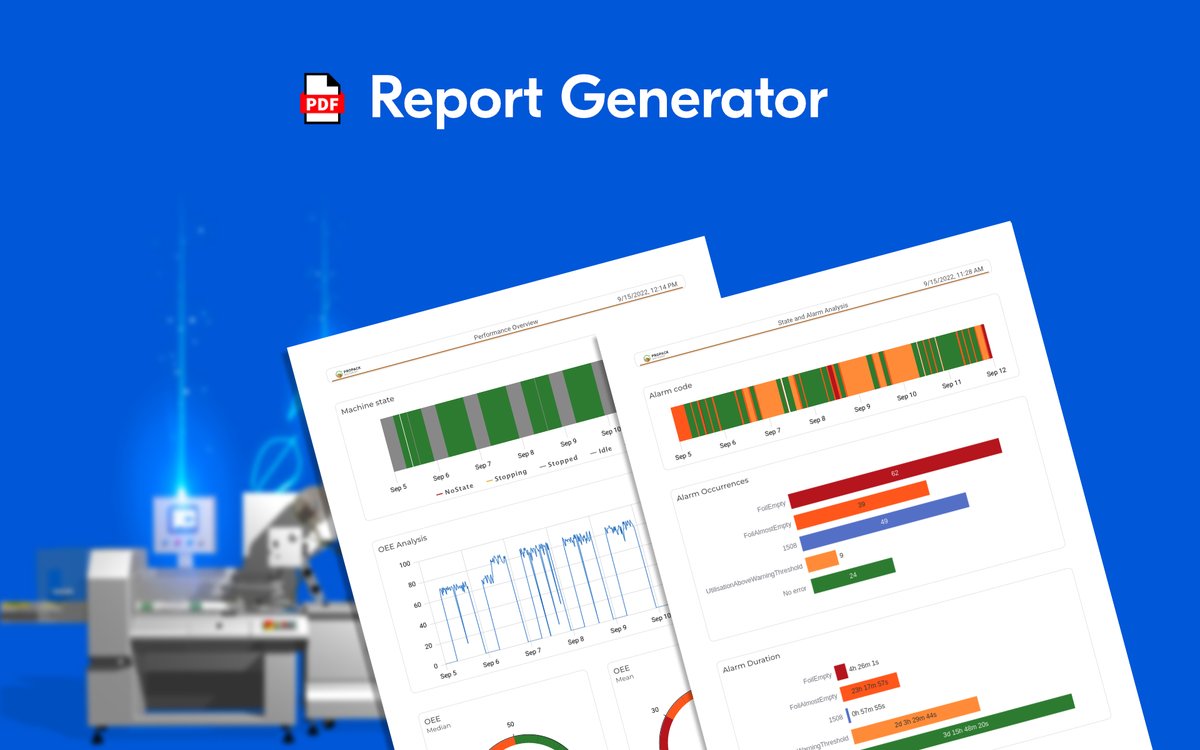 ixoncloud's tweet image. The Report Generator makes it possible to keep stakeholders up to date with the latest insights by exporting collected PLC data into PDF reports which they will receive in their inbox.
#HassleFreeIoT #ReportGenerator #Dataanalysis #PDFReport #IXONCloud