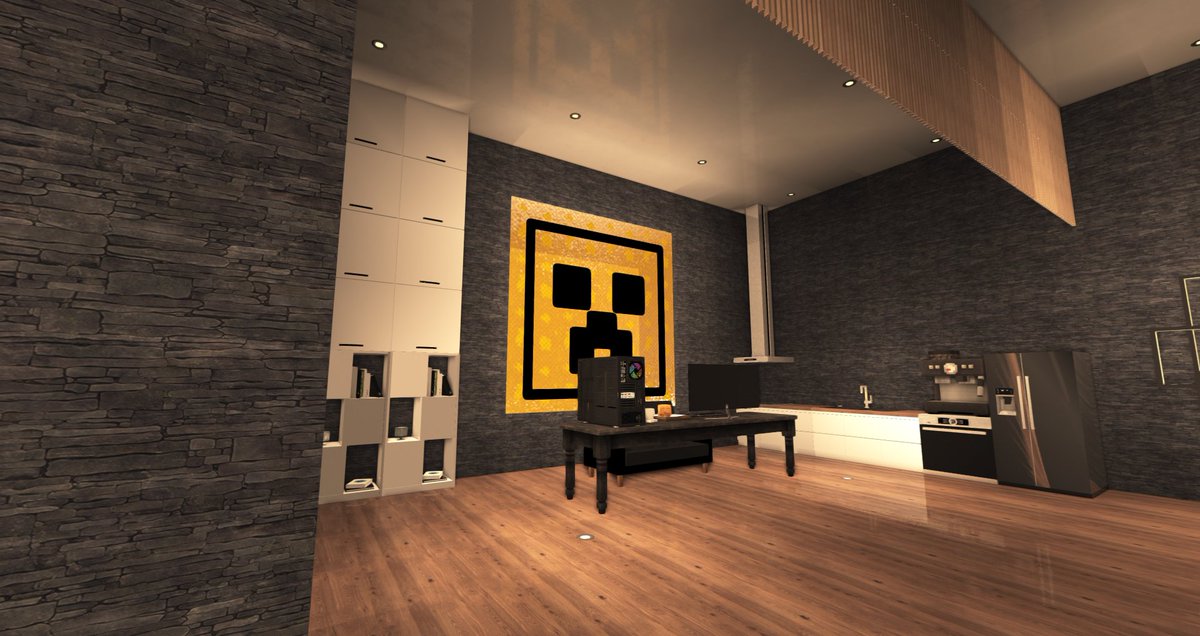 Turugi_02's tweet photo. 社長室…完成。取引しながら映画見放題である。
#Minecraft
#cocricot
#miniaturia
#UltimateImmersion https://t.co/ShVAcqhndi