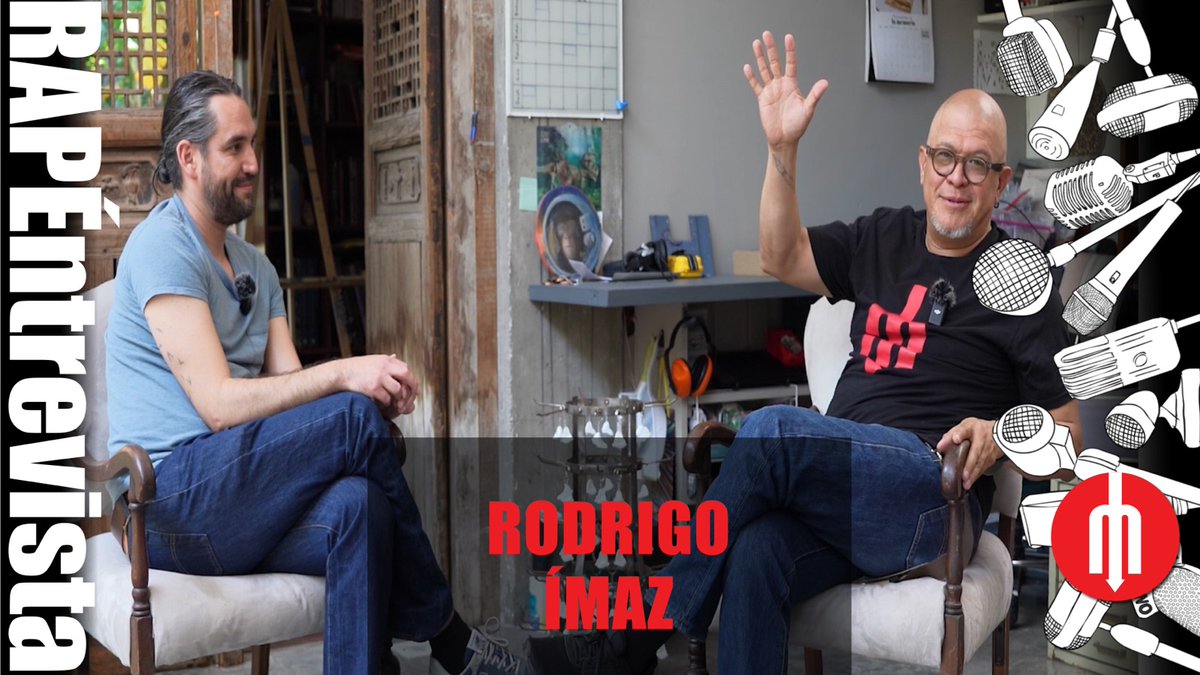 #Rapéntrevista 

Monero Rapé (<a href="/monerorape/">Monero Rapé ✍🏼</a>) platica con el artista visual RODRIGO IMAZ (<a href="/RodrigoImaz/">Rodrigo Imaz</a>).

youtube.com/watch?v=nuC9AD…
