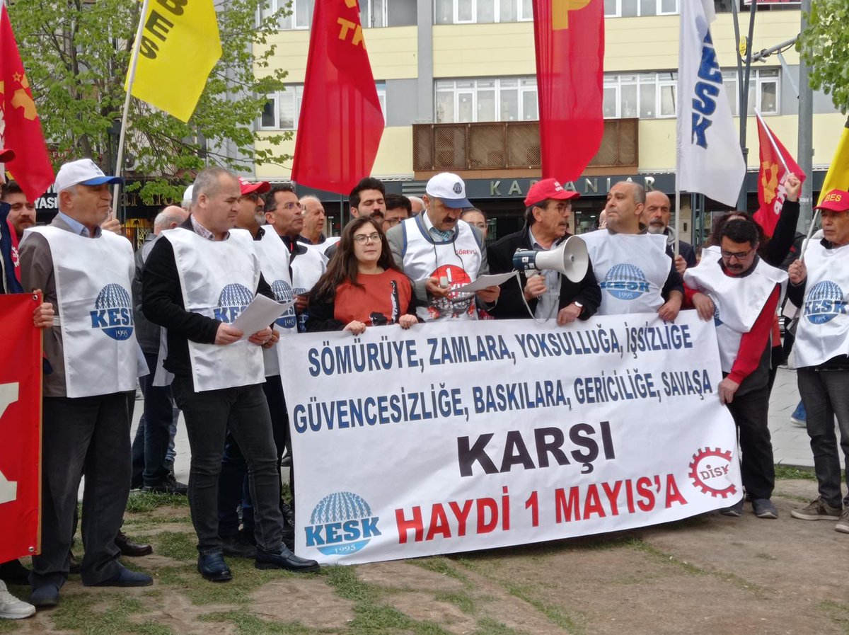 seskonya42's tweet photo. 1 Mayıs mitingi için yapmış olduğumuz basın açıklamasından… https://t.co/cRCqokv4p0