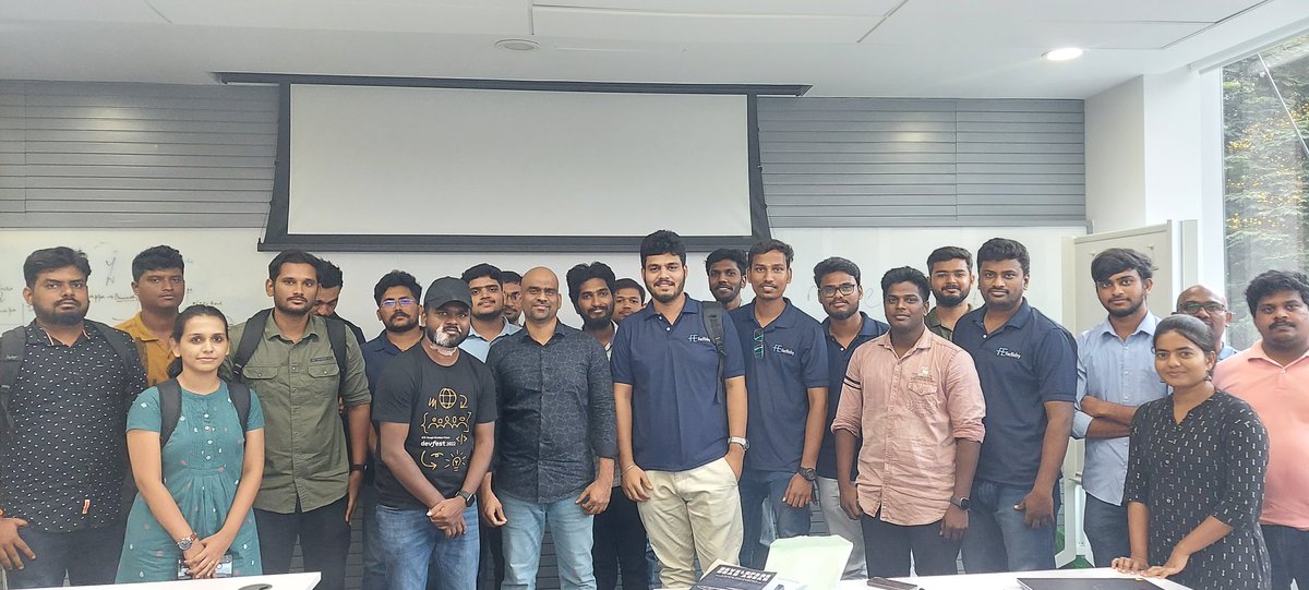 HariMani26's tweet image. #thanks
We would like to extend our sincere thanks to all of you who attended our Datascience in a Day workshop event. Your presence and participation made the event a great success.
@karthik3030
#datascience #developersroadahead #technicalarchitects #softwarearchitect