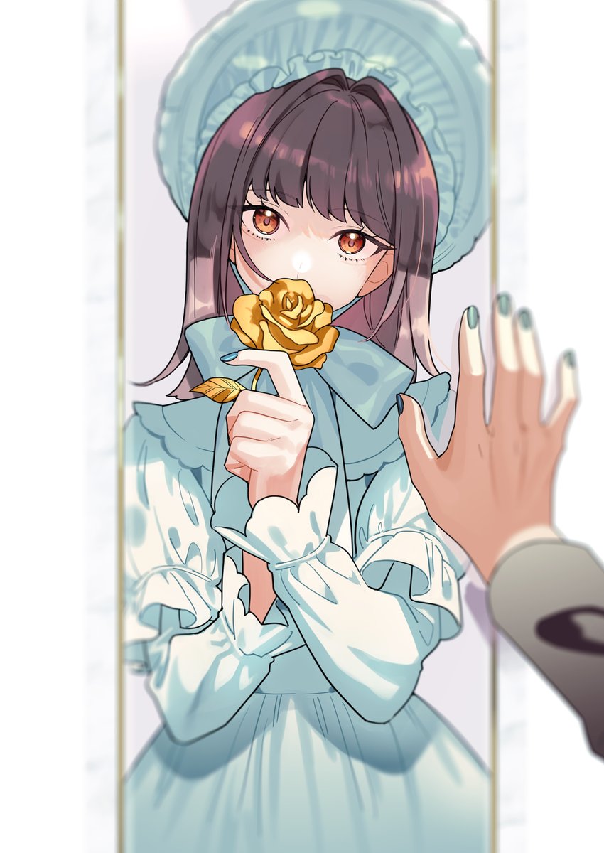 「金薔薇 #創作 #ロリィタ」|⛩繭つ麦⛩ノキドア配信中のイラスト