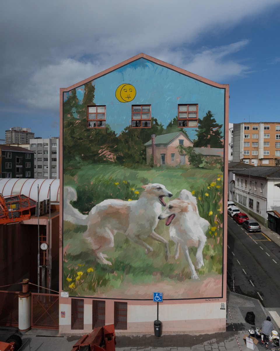 istmo_fest's tweet photo. Alba Fabre trouxo ao #Istmofest2023 un sol que non hai nube que o tape.

🎨 “O xogo”
🖌 Alba Fabre
📍 CEIP Rosalía de Castro | Rúa Río Limia
🗺 https://t.co/h8t3zwG1CV

Abrimos fío! 🧵 1/4 https://t.co/oVADthMt4Q