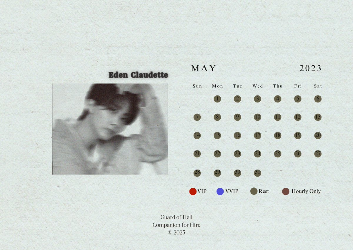 <a href="/oceantowaves/">Eden (On Hiatus)</a> ー Eden Claudette (thepoetdies.carrd.co)

Rest until the end of May.