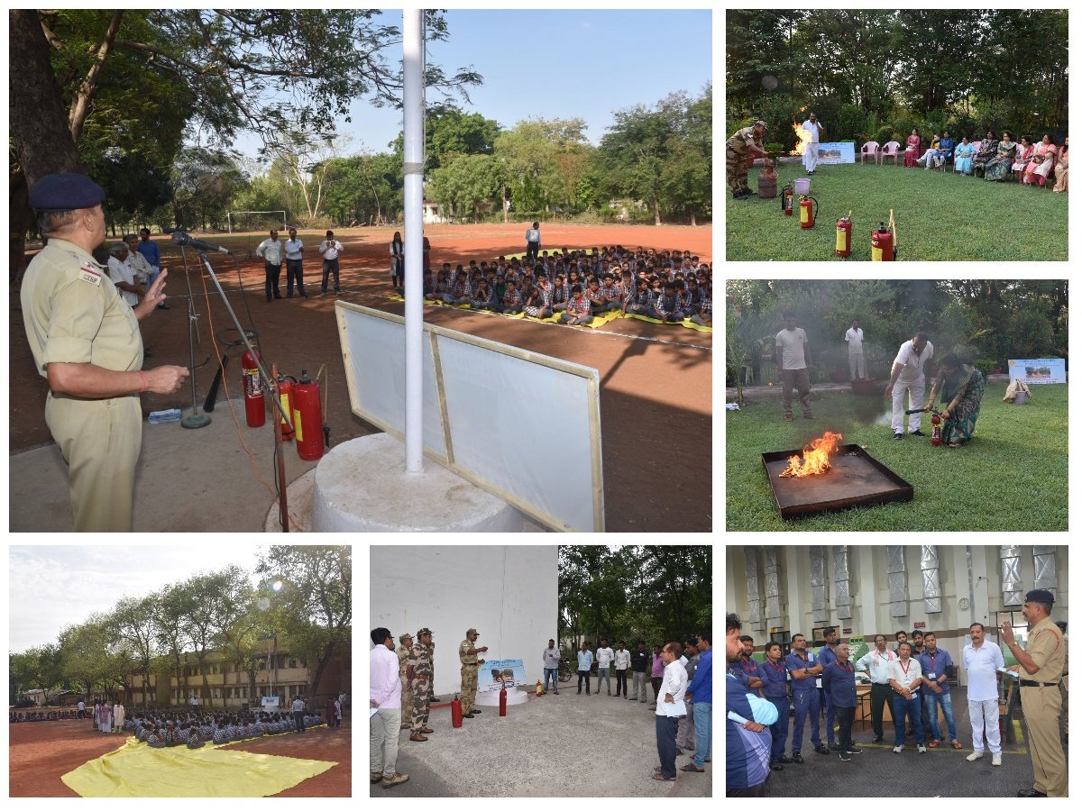 Ajay36471557's tweet image. CISF Fire Wing  personnel of BNP Dewas conducted fire safety awareness sessions for KV school students, Sanrakshika members and BNP employees. Participants were sensitized about  precautionary measures for dealing with fire.
#PROTECTIONandSECURITY
#HMOIndia