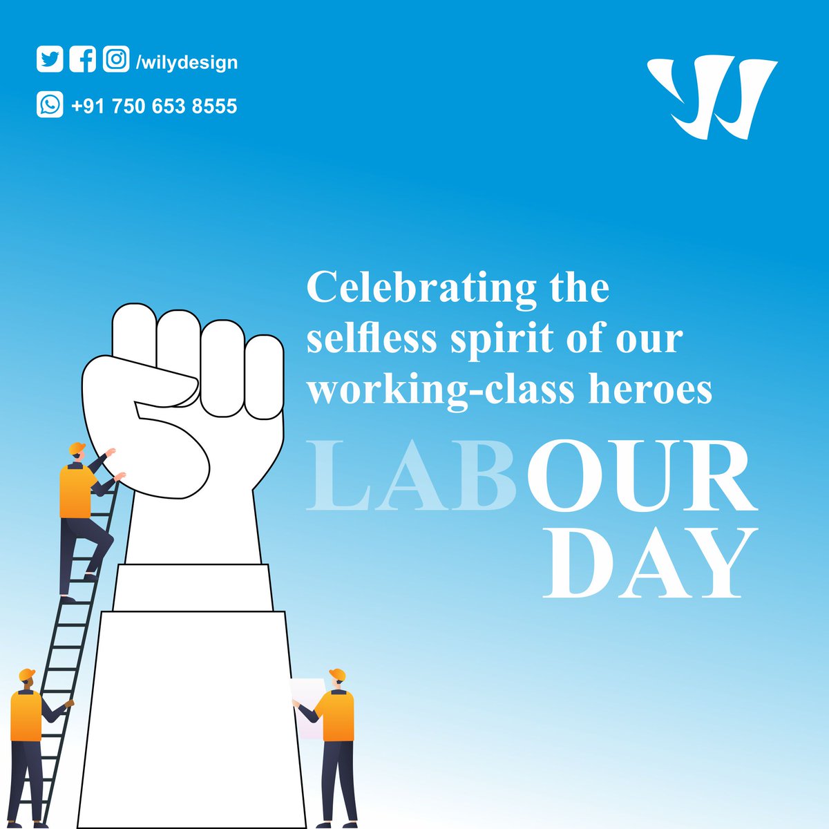 wilydesign's tweet photo. Sending Our Appreciation and Respect to the workers in every field.
"Happy Labour Day"
#labourday #labourday2023 #inetrior #interiordecor #exhibition #agency #mumbai #brand #mulund #interiordesigner #creatives https://t.co/K03DvzklH0