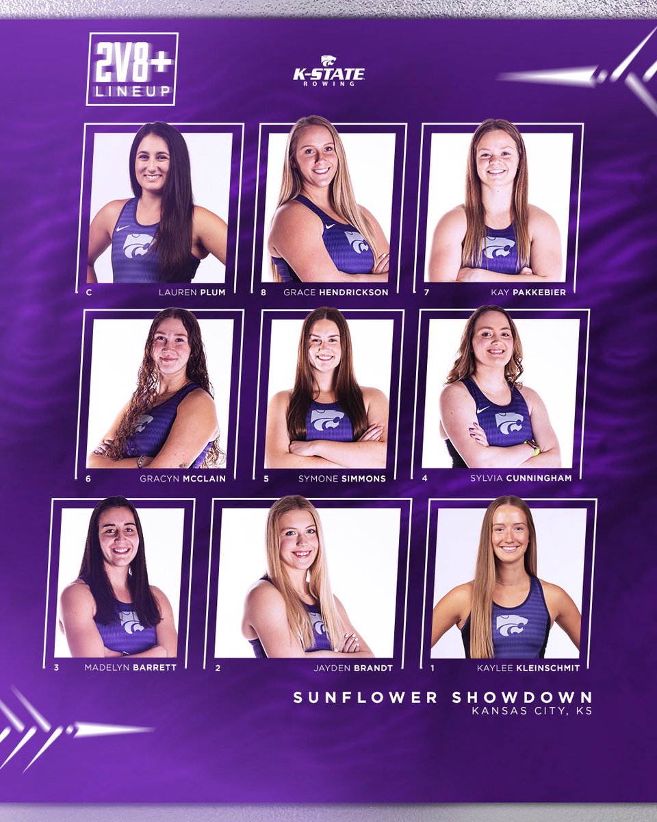 2v8+ lineup ⤵️

#KStateROW
