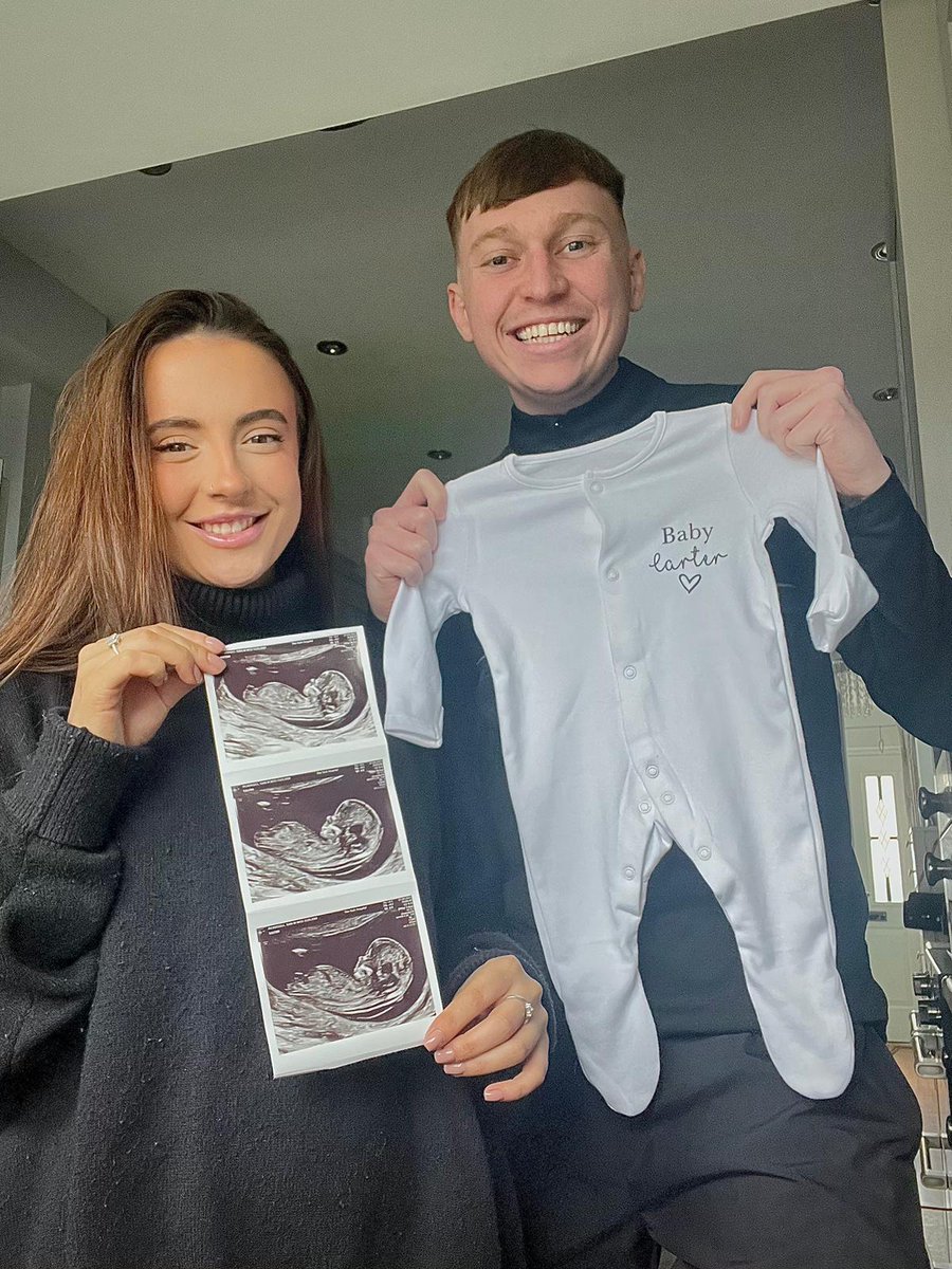 KP1680's tweet photo. With gorgeous parents like my daughter and her partner, we just know how beautiful our first grandchild is going to be...!! Roll on November!! https://t.co/FQ3TLQNKbj
