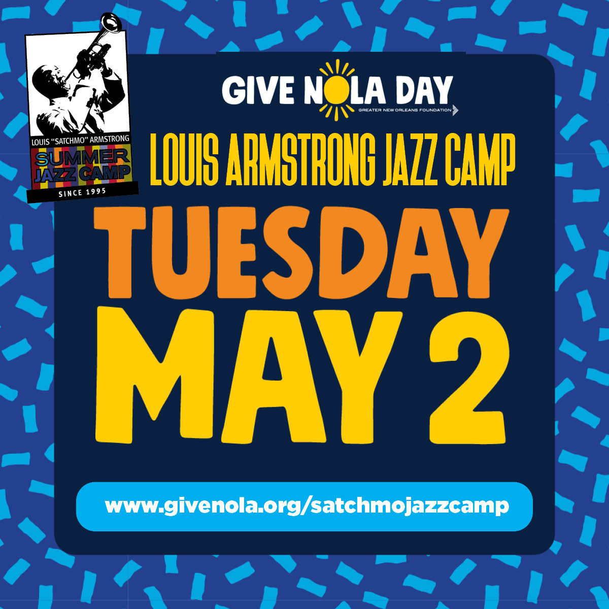 Give the gift of music! Give NOLA Day is May 2nd. Accepting donations now. 

 loom.ly/D6jZz5E

#GiveNolaDay
