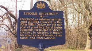 SebastianAvenue's tweet photo. On April 29, 1854, the Ashmun Institute was founded by John Miller Dickey &amp; his wife Sarah Cresson in Hinsonville, PA (present day Lincoln University). The school would later be known as Lincoln, the 1st degree granting HBCU.

Happy 169th Lincoln 🔶🔷 🦁 @LincolnUofPA https://t.co/gJQzpHiIlU