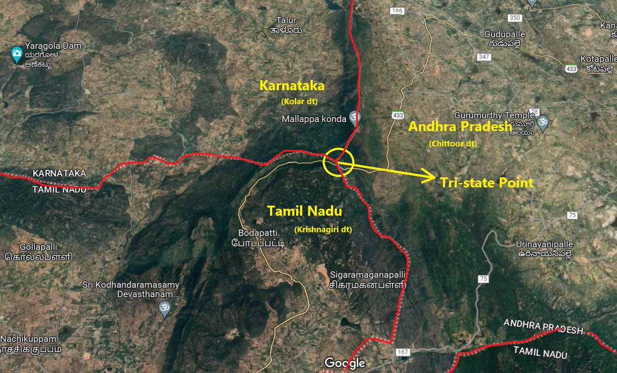 Tamil Nadu Geography On Twitter TamilNadu Has Two Tri state Points Tamil nadu geography on twitter tamilnadu has two tri state points