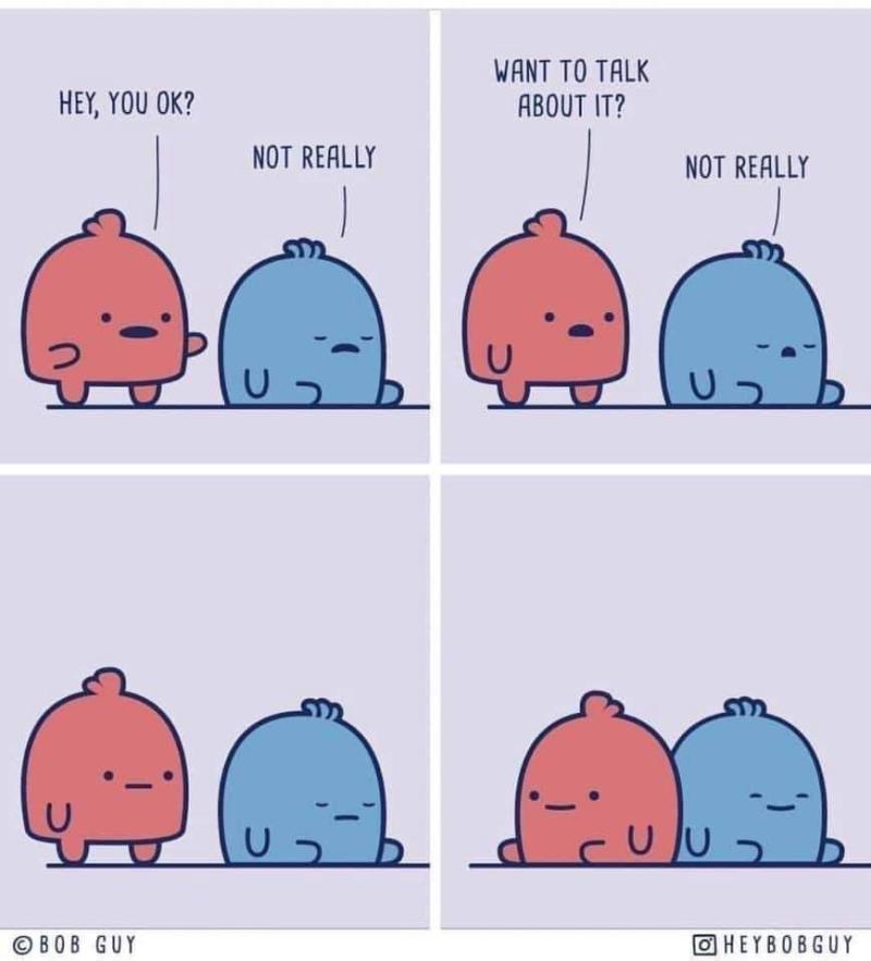 Sometimes you don't need words - you just need to be there 💚 

#MentalHealth #Support #MentalHealthMatters