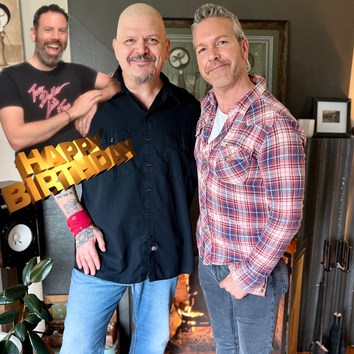 2dollarlatefee's tweet photo. Happy Belated Birthday to the tunes behind $2 Late Fee, our rockstar buddy, Jim Walker! We love ya amigo! Hope you had a glorious day!
🤘🎂🤘
•
••
•••
#somethingtoremembermeby #threeoclockhigh #jimwalker https://t.co/QXVWpA6UsQ