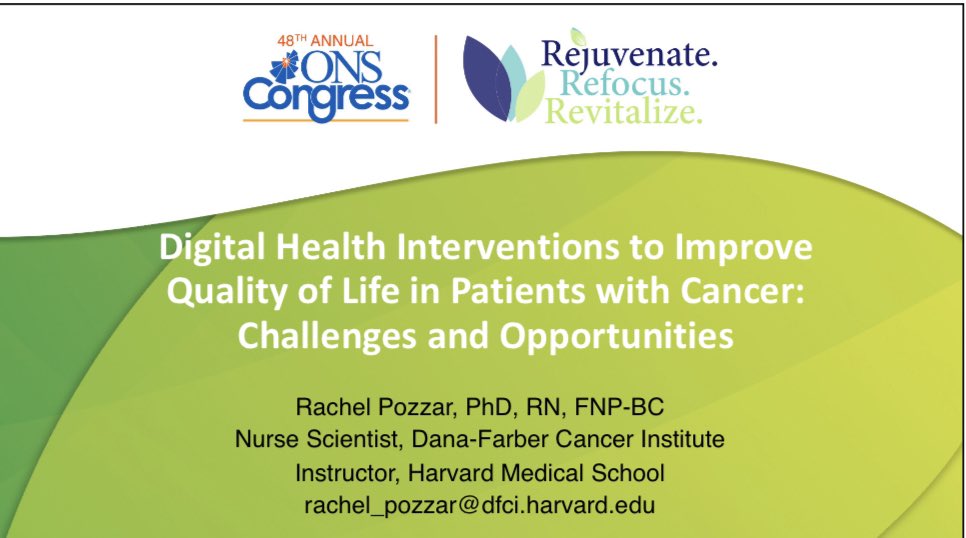 DarcyBurbage's tweet photo. Congratulations to the ONS Distinguished Nurse Researcher &amp; Victoria Mock New Investigator  Lectureship Recipients! @RPozzar &amp; Dr Eun-Ok Im #ONSCongress @oncologynursing https://t.co/wuA6hBNgGP