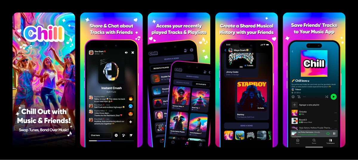 🎉 New Chill update is here! 🔥 Fresh design, cool features & even more fun sharing music with friends! 🎶 Update now & let's get grooving together! 😎 #ChillApp #MusicSharing

👇👇👇
joinchill.app