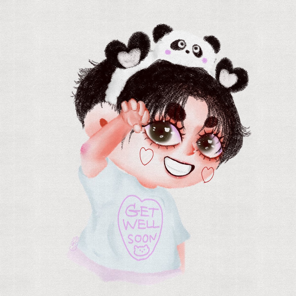 kay009__'s tweet photo. หายไว ๆ นะคะคุนเกอ วันนี้น่ารักมาก!🐼🐻

#getwellsoonkun 
#钱锟 #QIANKUN #KUN 
#威神V #WAYV #WayVfanart https://t.co/QyV3fW86gZ