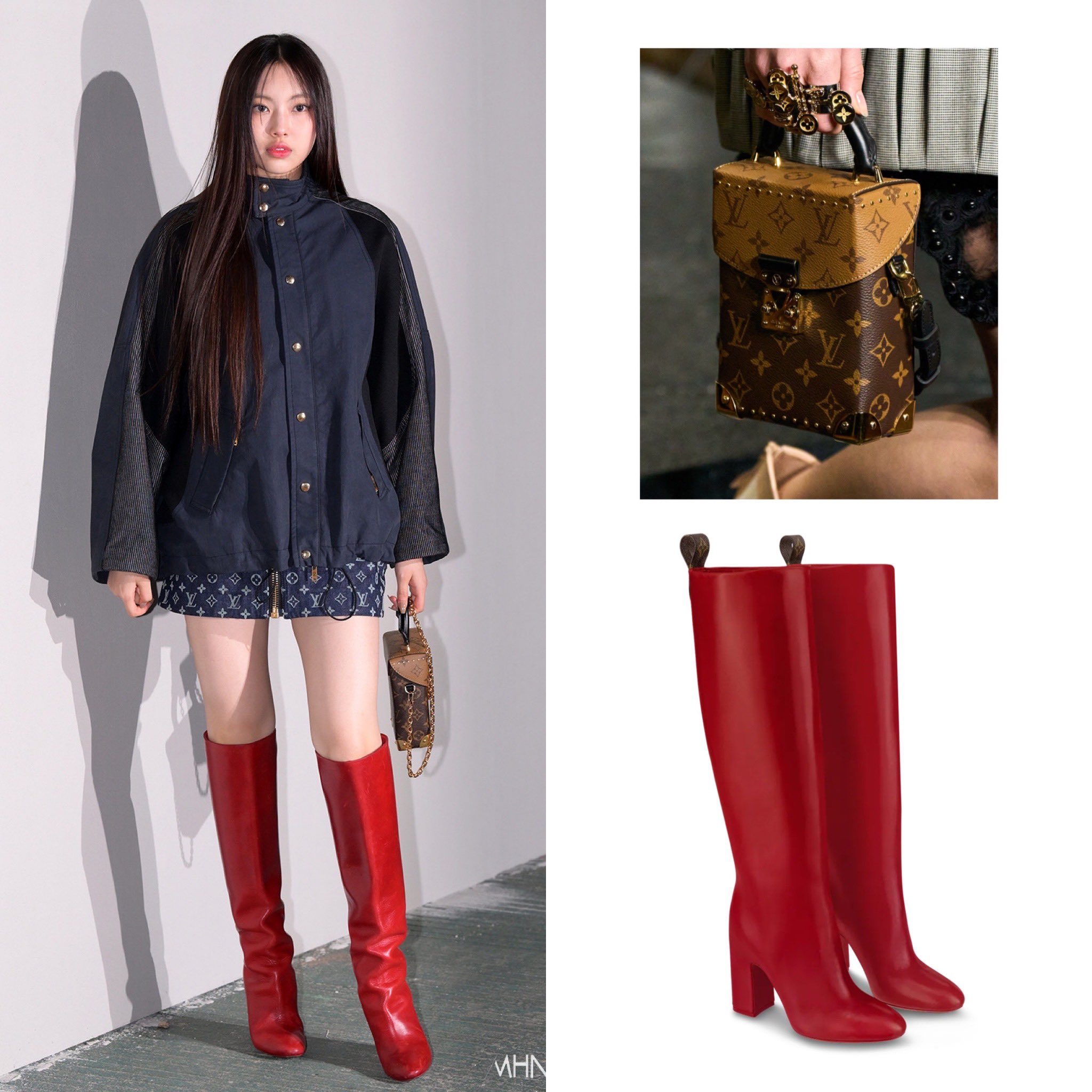 Louis Vuitton boots(Red)