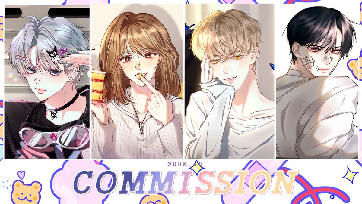 BUM_e8's tweet photo. 💛RT🩵 |  LD/SD 상시커미션
https://t.co/jAs46e70Oi

LD 2.2~
청소년 1.8~
SD 0.3~
자세한 사항은 링크를 통해 확인해주세요DM이나 오픈채팅 문의🔥

rt이벤트 추첨으로 통해 한분LD두상 그려요🍀
#커미션 #상시커미션 https://t.co/uFOD9FxglK