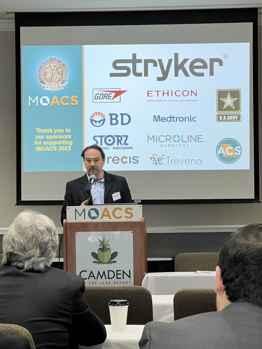 MIZZOUAcuteCareSurgery (@acutecaresurgmu) on Twitter photo Awesome kickoff of the <a href="/MissouriACS/">MOACS</a> annual meeting! Chapter President Dr. Jake Quick FACS
<a href="/AmCollSurgeons/">American College of Surgeons</a> <a href="/pturnermd/">Patricia L. Turner, MD, MBA, FACS</a> <a href="/msutherlandmd/">Michael Sutherland</a> <a href="/MizzouSurgery/">University of Missouri Surgery</a> <a href="/WashUSurgery/">WashU Medicine Department of Surgery</a> <a href="/BarnesJewish/">Barnes-Jewish</a> @salpilotmd <a href="/amyliepert/">Amy Liepert</a> Awesome kickoff of the <a href="/MissouriACS/">MOACS</a> annual meeting! Chapter President Dr. Jake Quick FACS
<a href="/AmCollSurgeons/">American College of Surgeons</a> <a href="/pturnermd/">Patricia L. Turner, MD, MBA, FACS</a> <a href="/msutherlandmd/">Michael Sutherland</a> <a href="/MizzouSurgery/">University of Missouri Surgery</a> <a href="/WashUSurgery/">WashU Medicine Department of Surgery</a> <a href="/BarnesJewish/">Barnes-Jewish</a> @salpilotmd <a href="/amyliepert/">Amy Liepert</a>