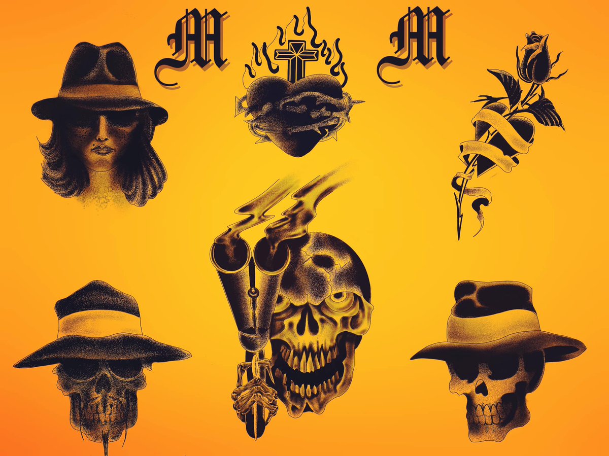 MikeMcnabbTatFW's tweet photo. New flash sheet ready! 
#mikemcnabb #mikemcnabbtattoo #mementomoritattoo #fortwayne #fortwaynetattoo #indianatattooartist #tattoos #ink #tattooart #traditional 

Also check me out via links below 👇👇👇
https://t.co/sl4BbB2mpg
https://t.co/bRwVMDiWZx
https://t.co/m70yD1cpCG https://t.co/u4IiSawCMn